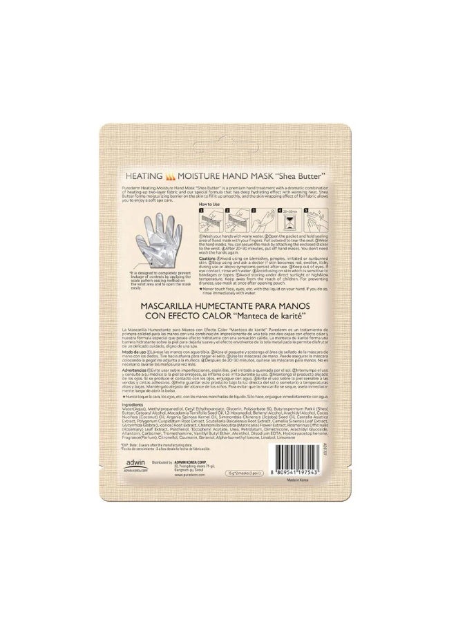 Purederm Hand Moisturizing and Warming Mask with Shea Butter - Image 2
